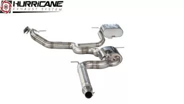 Hurricane Exhaust 3.5" ECE Klappenanlage für Seat Leon Cupra ST 280 FWD 5F V3